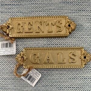 🆕 Gents and Gals Wall/Door Decor
